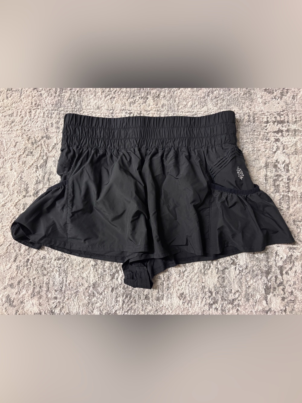 FP Movement by Free People Black Get Your Flirt On Shorts Size M